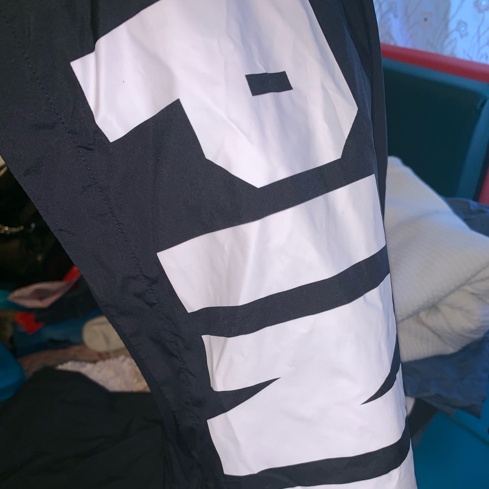 Victoria’s Secret pink black wind breaker